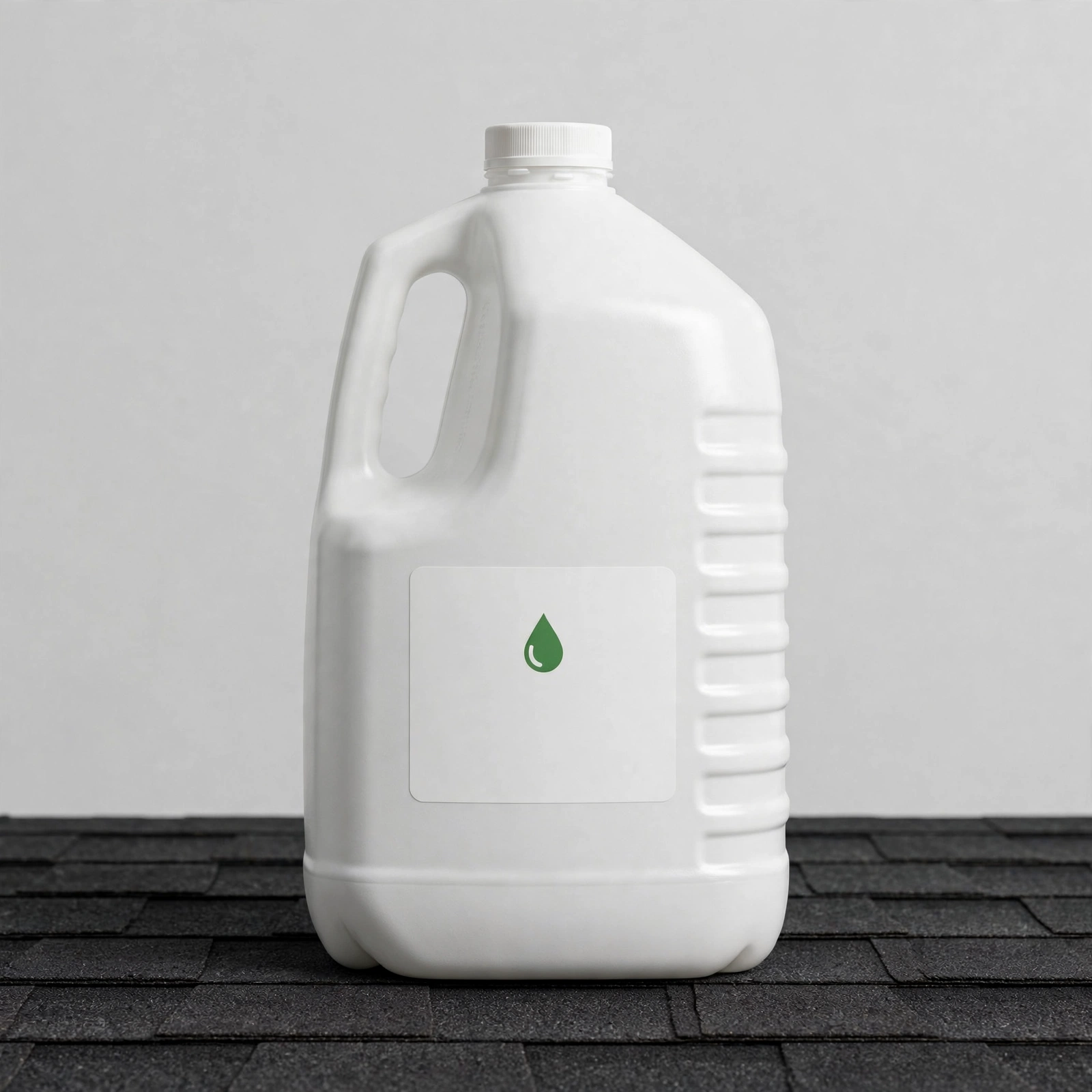 Illustration of a one-gallon jug of shingle conditioner concentrate